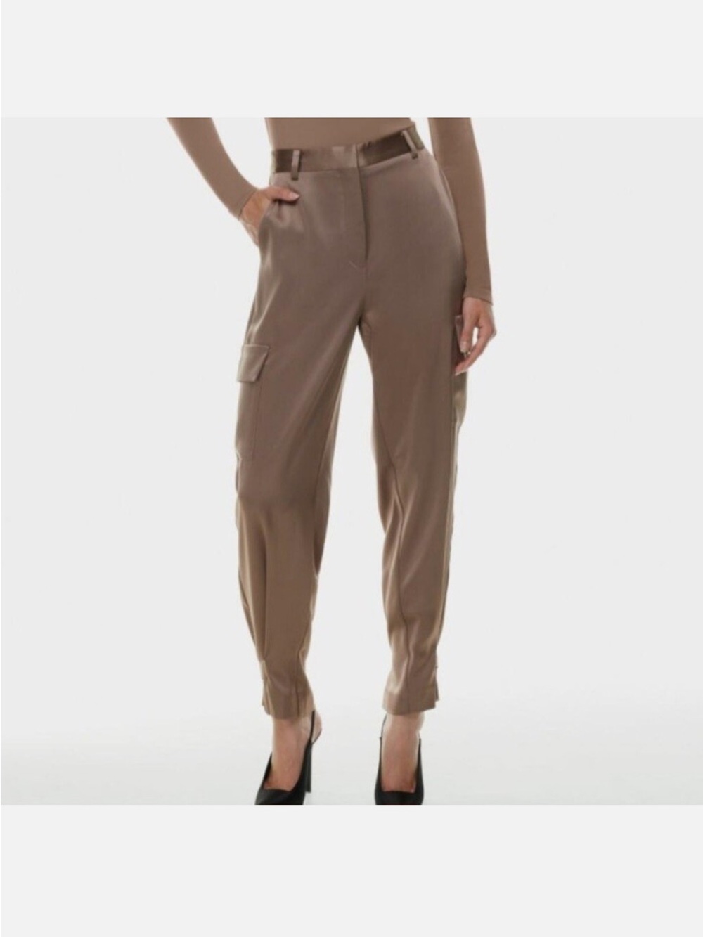 Babaton
REFINED SATIN CARGO PANT
